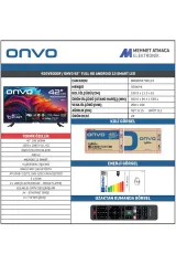ONVO 42ov6000f Full Hd 42'' 106 Ekran Uydu Alıcılı Android Smart Led Tv
